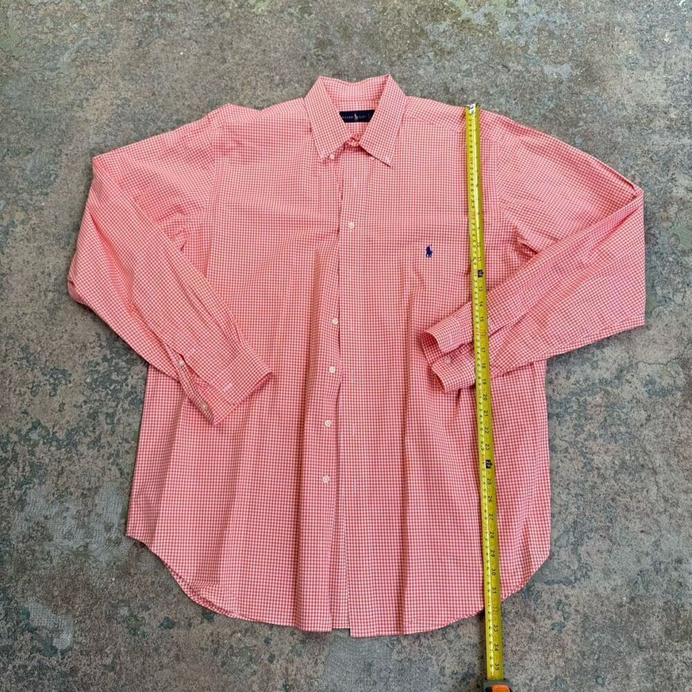 Polo by Ralph Lauren Men's Red Checkered Shirt